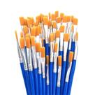 Kit 10 Pinceis Pincel Ponta Grossa Larga Pintura Artesanato