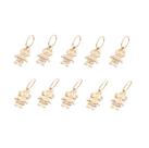 Kit 10 Pingentes de Ouro 18K 750 Menino Menina 1,2cm Kit 10 Pingentes de Ouro 18K 750 Menino Menina 1,2cm