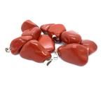 Kit 10 Pingentes Jasper Vermelho Natural Tranquilidade Cura
