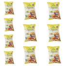Kit 10 Pipoca Doce Sabor Leite em Pó 60g Anlife Kit 10 Pipoca Doce Sabor Leite em Pó 60g Anlife