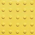 Kit 10 Piso Tátil Acessibilidade Alerta 25x25cm em PVC Amarelo