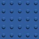 Kit 10 Piso Tátil Acessibilidade Alerta 25x25cm em PVC Azul