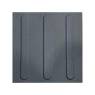 Kit 10 pisos tatil direcional cinza texturizado pvc 25x25cm
