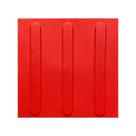 Kit 10 pisos tatil direcional vermelho texturizado pvc 25x25