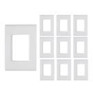 Kit 10 Placa 4X2 3 Postos Juntos Branca Liz - Tramontina Kit 10 Placa 4X2 3 Postos Juntos Branca Liz - Tramontina