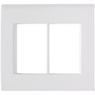 Kit 10 placa 4x4 6 postos liz branca tramontina 57106031