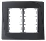 Kit 10 placa + bastidor 4x4 6 modulos preta tendenza pezzi Kit 10 placa + bastidor 4x4 6 modulos preta tendenza pezzi