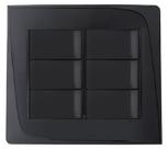 Kit 10 placa cega + bastidor 4x4 tendenza preto - pezzi Kit 10 placa cega + bastidor 4x4 tendenza preto - pezzi