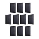 Kit 10 Placa/Espelho 4X2 Cega Preto Pial Plus+ 618500PT+ Kit 10 Placa/Espelho 4X2 Cega Preto Pial Plus+ 618500PT+