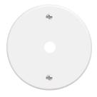 Kit 10 Placa Espelho Saída De Fio Tv Chuveiro Redonda 9,5cm