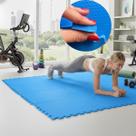 Kit 10 Placa EVA 50x50 10mm Tapete Tatame Manta Borracha Piso Emborrachado Academia Fitness Yoga Proteção Conforto Amortecimento Infantil Térmico.