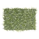 KIT 10 PLACA FOLHAGEM PAINEL DE GRAMA LONGA VERDE 40X60cm
