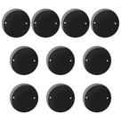 Kit 10 - Placa Redonda Sleek Preto 3 Pol Kit 10 - Placa Redonda Sleek Preto 3 Pol