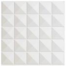 Kit 10 Placas 3d Pvc Auto Adesiva Decorativo Parede Pirâmide