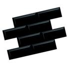 Kit 10 Placas 3d Pvc Azulejo De Metrô CORES Brilho -1 M2