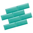 Kit 10 Placas 3d Pvc Azulejo De Metrô CORES Brilho -1 M2 Kit 10 Placas 3d Pvc Azulejo De Metrô CORES Brilho -1 M2