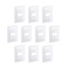 Kit 10 Placas 4X2 P 1Mód Branco C Suporte Zeffia Pial 680181