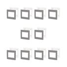 Kit 10 Placas 4X4 6 Mód S730203224 Axis Grey Orion Schneider