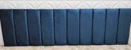 Kit 10 Placas Cabeceira de Cama Tamanho KING AZUL ESCURO