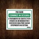 Kit 10 Placas - Economize Na Descarga Biodigestor