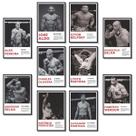 Kit 10 Placas Lutadores Brasileiros De Mma Tam A4 21x29,7cm Em Mdf Premium