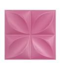 Kit 10 Placas Pvc 3D Revestimento de parede Diversas Cores Flor Pétalas 25cm