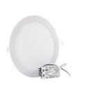 kit 10 Plafon Led 18w Quente Redondo Embutir Margirius