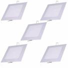Kit 10 Plafons Led 12W Embutir Luz Branca 6500K Avant