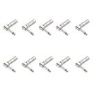Kit 10 Plug Conector P10L Mono Metal