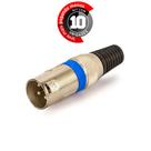 Kit 10 Plug Kanon Macho - Azul