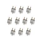 Kit 10 Plug Macho 2P 10A 250V Cinza Margirius