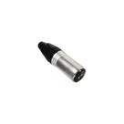 Kit 10 plugs conector xlr canon macho/femea microfone dmx