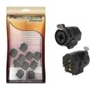 Kit 10 Plugs Xlr/p10 Combo Cannon Painel Fêmea - Linha Pro