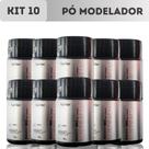 Kit 10 Pó Modelador Matte Efeito Seco Australian Pó Soller 15g