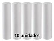 Kit 10 Polipropileno Liso Refil Filtrante 10X2 1/2 50 Micras