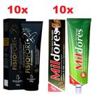 Kit 10 Pomada FisioFort Premium 150g + 10 Pomada Mil Dores