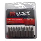 kit 10 Ponta Bits 25mm PH1 Ponteira Magnética Parafusadeira Aço S2