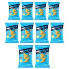 KIT 10 PopCorners Snack de Pipoca Sabor Queijo Suave 57g