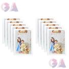 Kit 10 Porta Diploma 21x30 A4 Moldura Branco Com Vidro Para Fotos e Decoração Kit 10 Porta Diploma 21x30 A4 Moldura Branco Com Vidro Para Fotos e Decoração