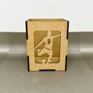 Kit 10 Porta Lápis Futebol MDF Lembrancinha Times Kit 10 Porta Lápis Futebol MDF Lembrancinha Times