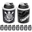 Kit 10 Porta Latas de Cerveja e Refri 350ml Corinthians Atacado Lanchonete e Bar