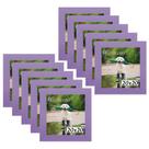 Kit 10 Porta Retrado Molduras 20x20 Lilás