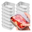 Kit 10 Pote De Inox C/ Tampa 400Ml Organizador Alimento 13Cm