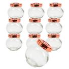 Kit 10 Potes 180ml Vidro Potinho Porta Temperos e Condimentos Top de Linha!