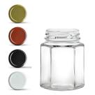 Kit 10 Potes De Vidro 100 ml Roscável C/ Tampa Metal Lembrancinha