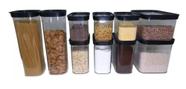 Kit 10 Potes Hermétios Mantimentos Cozinha