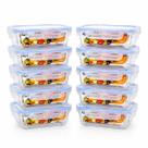 Kit 10 Potes Para Alimentos Quality House 640 Ml Hermético
