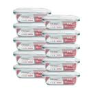 Kit 10 Potes Vidro 640ml Hermético Marmita Forno Refratário