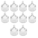 Kit 10 Potiches de Cristal com Tampa Carrosel Lyor 6,5x9cm Bomboniere Decorativo Lembrancinha