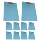 Kit 10 Pranchetas A4 MDF Com oficio prendedor Eficiente de metal Stalo Kit 10 Pranchetas A4 MDF Com oficio prendedor Eficiente de metal Stalo